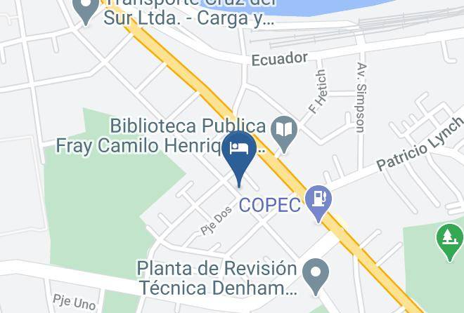 Valdivia Province - Cabanas Puertoval Maps