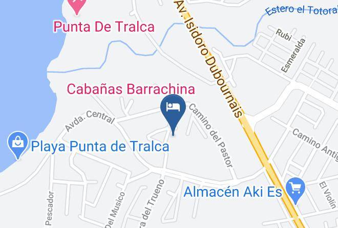 San Antonio Province - Cabanas Punta De Tralca Maps