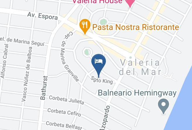 Pinamar - Cabanas Punta Valeria Maps