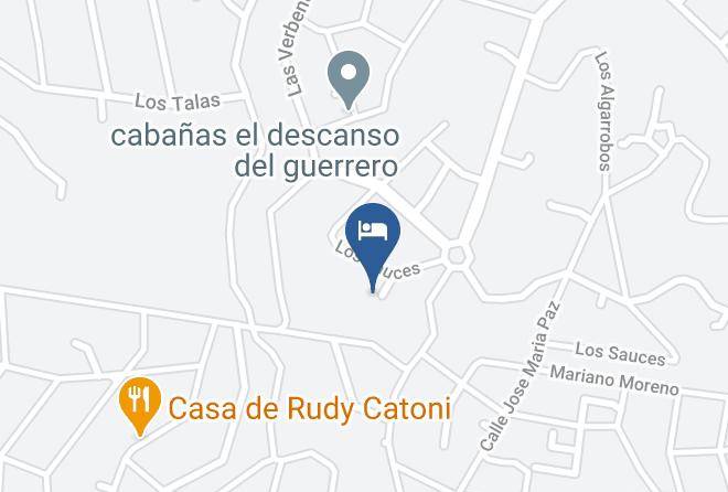 Punilla Department - Cabanas Quebrada Del Lobito Maps