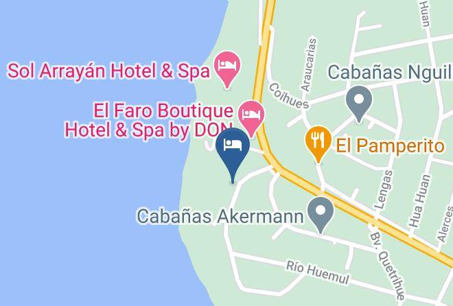 Villa La Angostura - Cabanas Quetrihue Maps