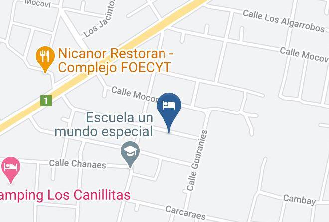 Santa Fe - Cabanas Quiloazas Maps