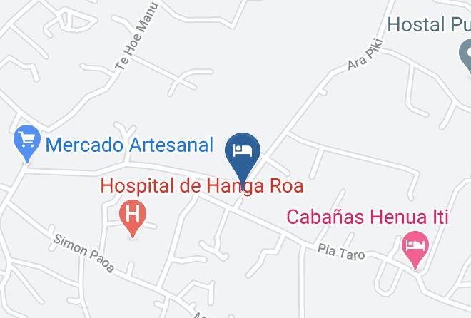 Easter Island - Cabanas Rakei Maps