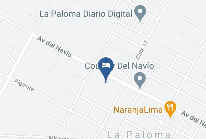 La Paloma - Cabanas Rayos Del Sol Maps