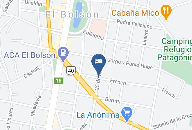 Bariloche - Cabanas Rayulen Maps