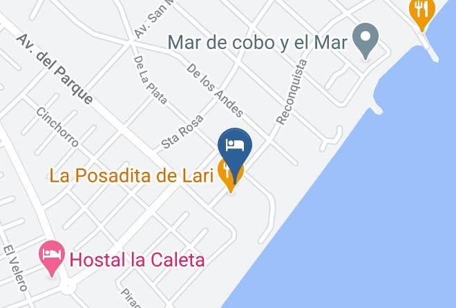 Mar Chiquita - Cabanas Reconquista Del Mar Maps