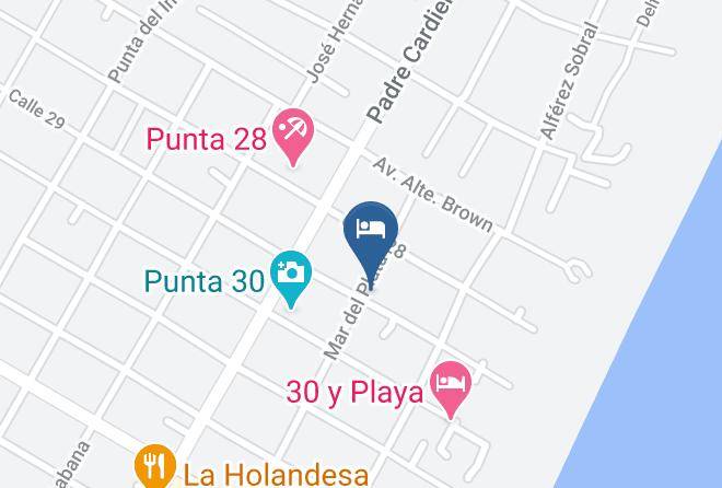Villa Gesell - Cabanas Renuevo Maps