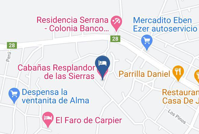 Punilla Department - Cabanas Resplandor De Las Sierras Maps