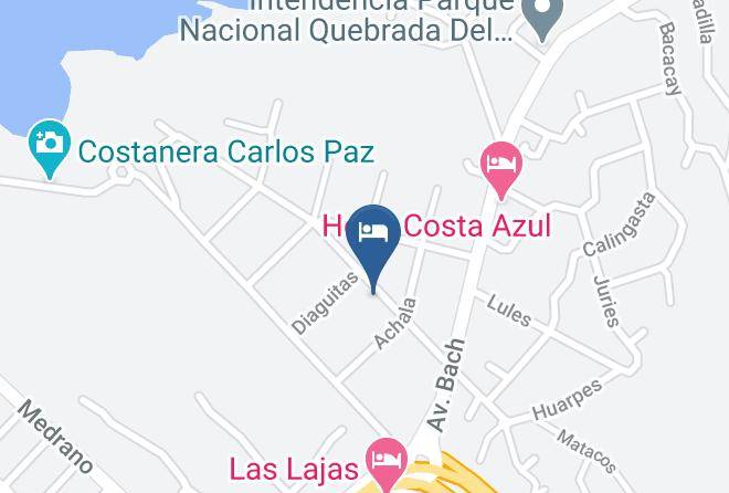 Santa Maria Department - Cabanas Reysol Maps