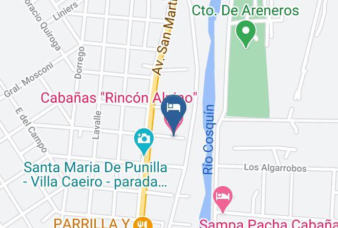 Punilla Department - Cabanas Rincon Alpino Maps