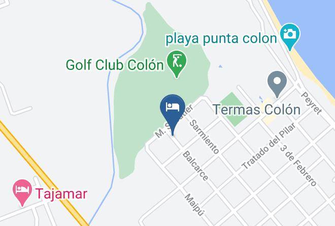 Colon - Cabanas Rincon Del Rio Maps