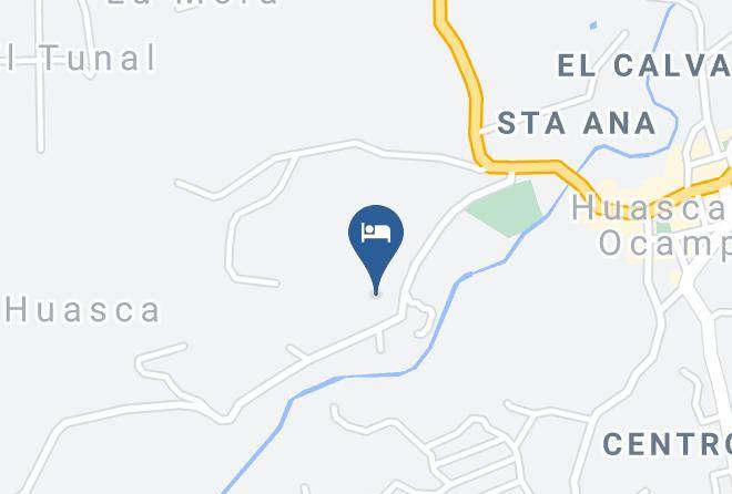 Huasca De Ocampo - Cabanas Rincon Escondido Maps