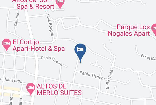 Santa Rosa Dellara - Cabanas Rincon Verde Maps