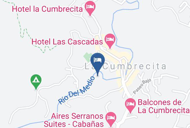 Calamuchita Department - Cabanas Rio Manso Maps