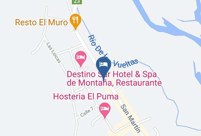 Lago Argentino - Cabanas Rivendel Maps