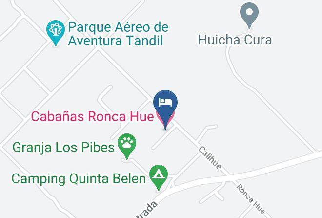 Tandil Partido - Cabanas Ronca Hue Maps