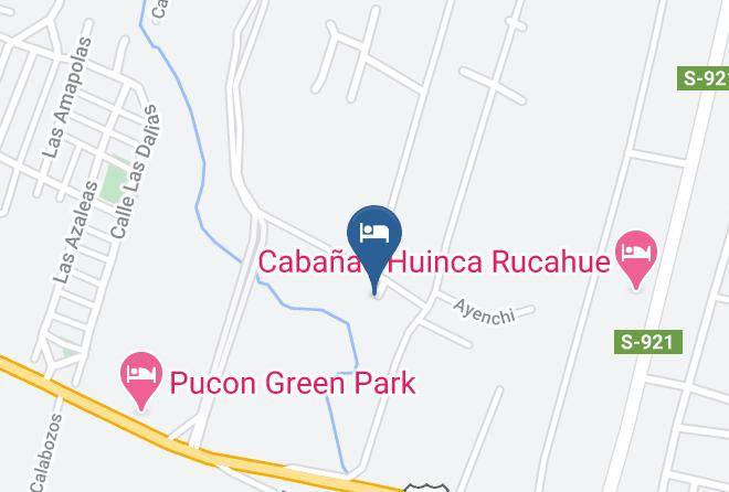 Cautin Province - Cabanas Ruca Aliwen Maps