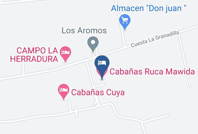 Santa Rosa Dellara - Cabanas Ruca Mawida Maps