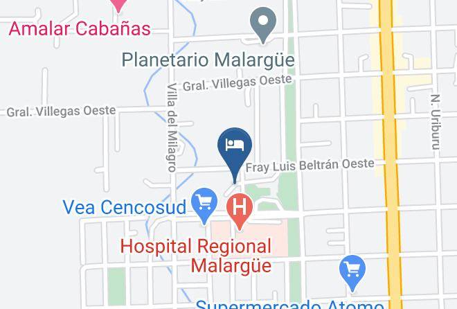 Malargue - Cabanas Rucalen Maps