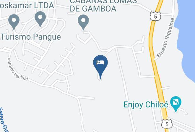 Chiloe Province - Cabanas Rucalhue Castro Maps