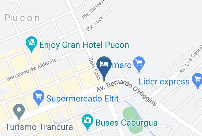 Cautin Province - Cabanas Rucamalal Maps