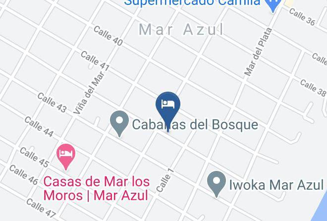 Villa Gesell - Cabanas Rupel Maps