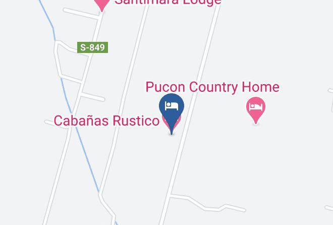 Cautin Province - Cabanas Rustico Maps