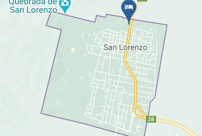 Villa San Lorenzo - Cabanas San Lorenzo Maps