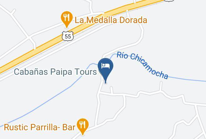 Paipa - Cabanas Sandra Maps