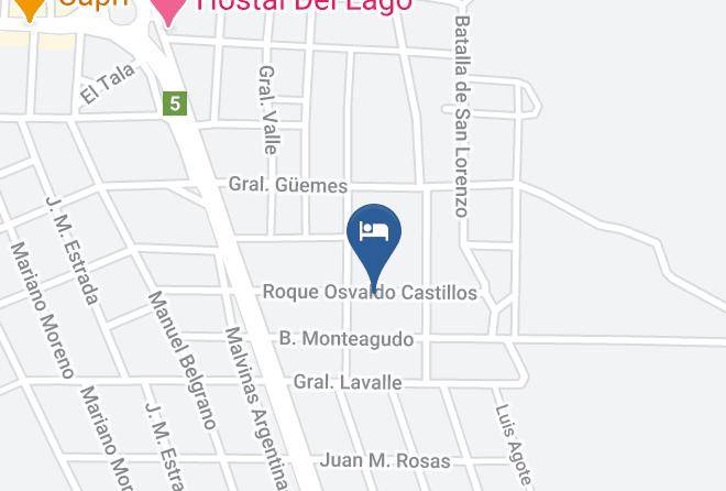 Calamuchita Department - Cabanas Santa Isabel Maps
