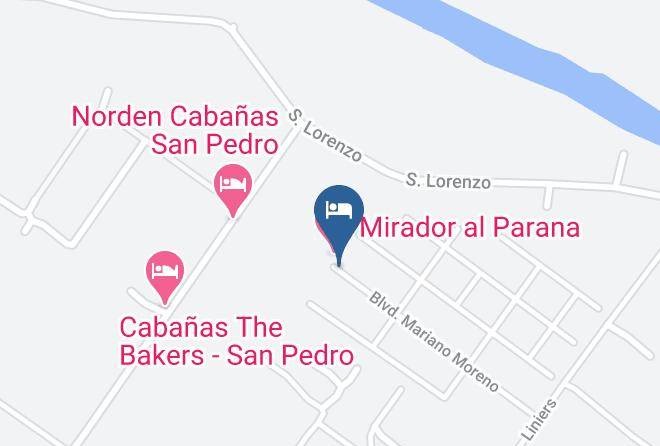 San Pedro - Cabanas Santa Rita Maps