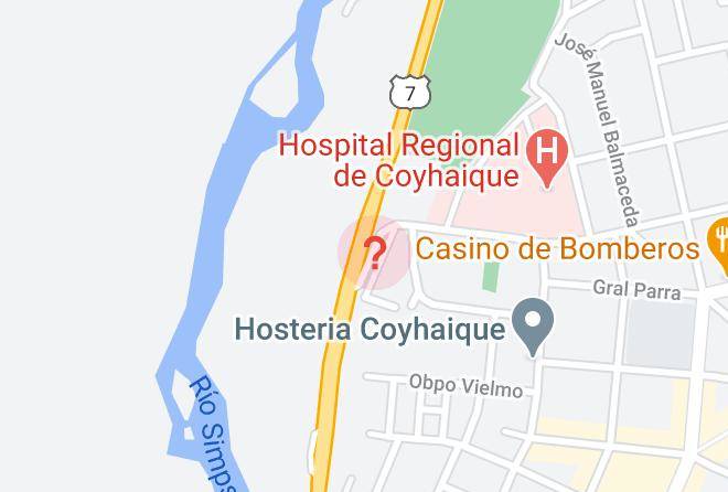 Coyhaique Province - Cabanas Santa Violeta Maps