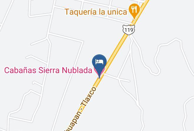Chignahuapan - Cabanas Sierra Nublada Maps