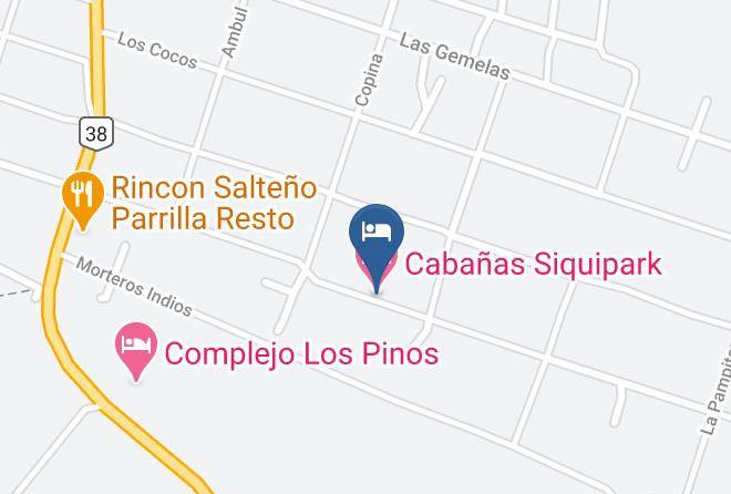 Punilla Department - Cabanas Siquipark Maps