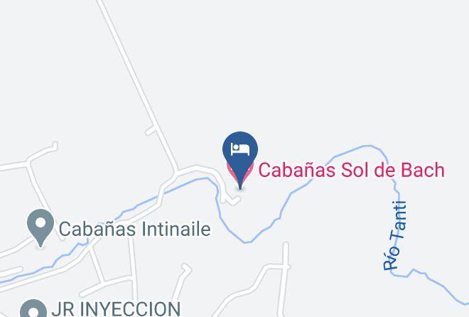 Punilla Department - Cabanas Sol De Bach Maps