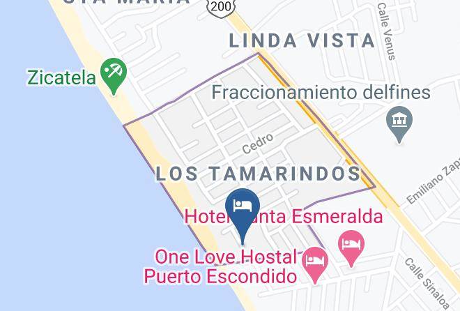 Santa Mariaotepec - Cabanas Sol Mar & Luna Maps