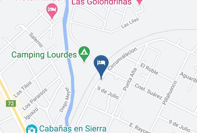 Tornquist - Cabanas Sol Serrano Maps