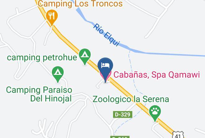Elqui Province - Cabanas Spa Qamawi Maps