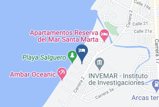 Santa Marta - Cabanas Tahiti Maps