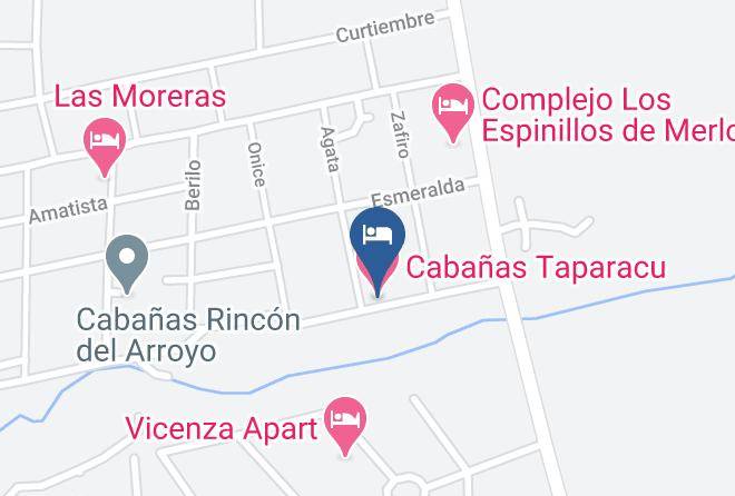 Santa Rosa Dellara - Cabanas Taparacu Maps