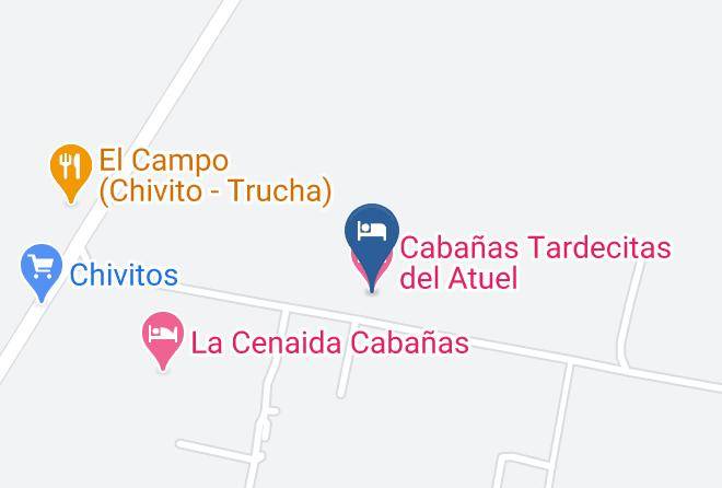 San Rafael - Cabanas Tardecitas Del Atuel Maps