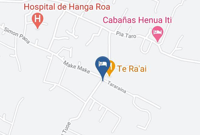 Easter Island - Cabanas Tera'ai Maps