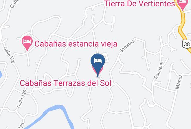 Punilla Department - Cabanas Terrazas Del Sol Maps