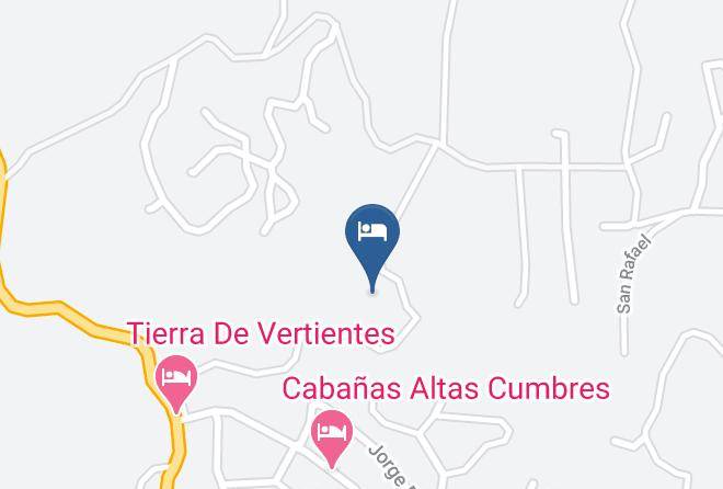 Punilla Department - Cabanas Tierra De Vertientes Maps