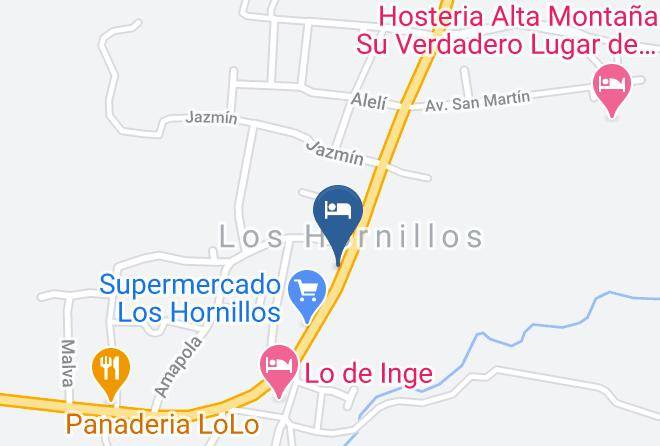 San Javier Department - Cabanas Tierra Lotus Maps