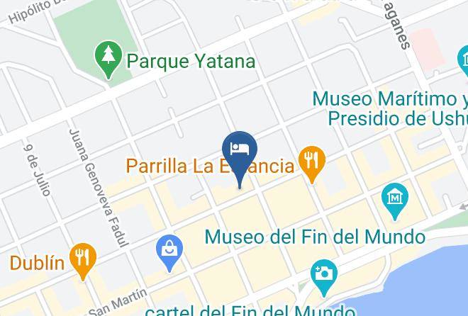 Ushuaia - Cabanas Tierra Mistica Maps
