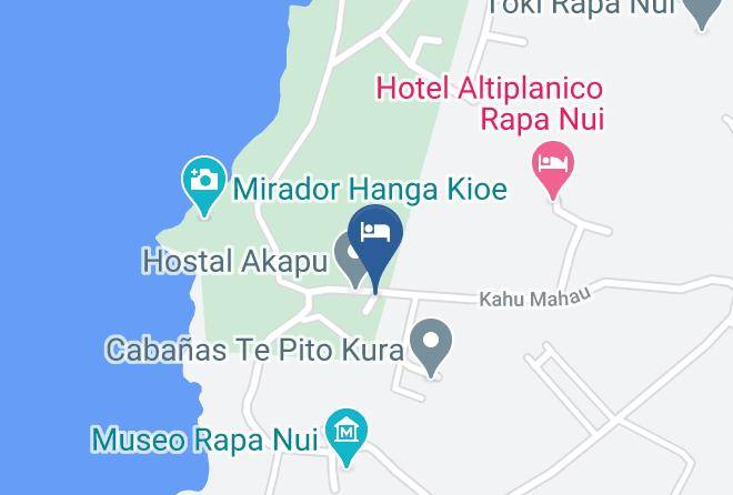 Easter Island - Cabanas Tokerau Maps