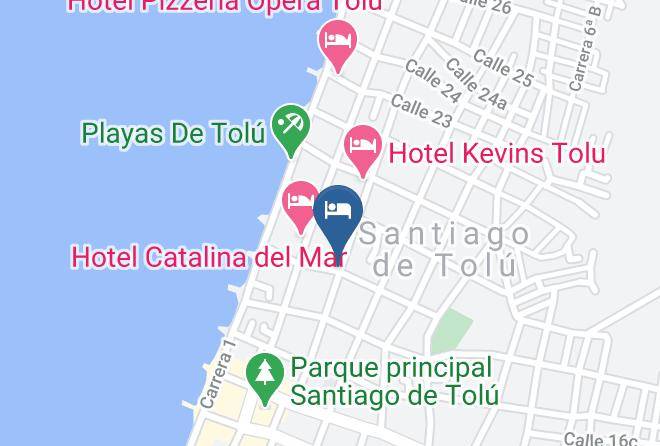 Tolu - Cabanas Tolu Maria Maps