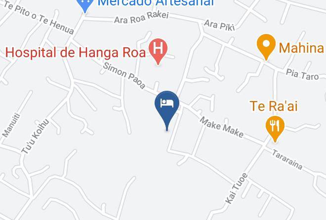 Easter Island - Cabanas Tongariki Maps