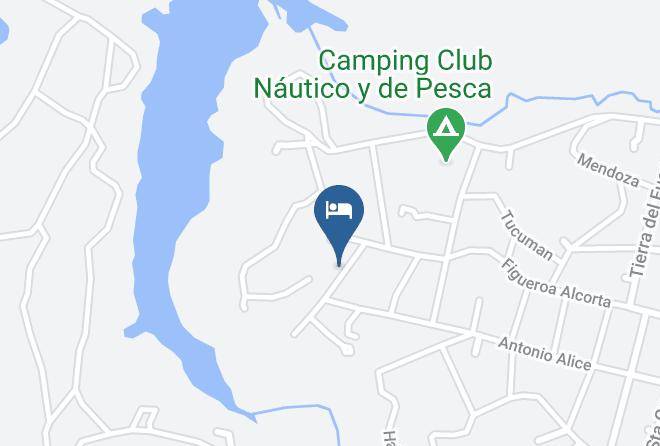 Punilla Department - Cabanas Trabun Curev Maps